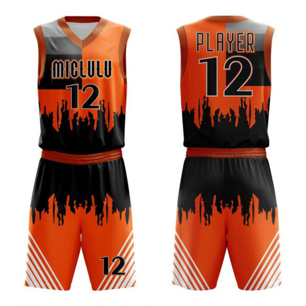 Elite Fire Basketball Uniform Shorts & Sleeveless Shirt Set