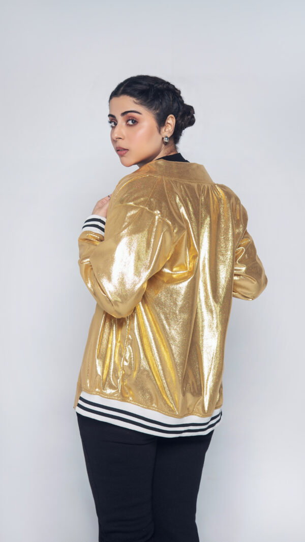 Shimnery Golden Fashion Jacket - Image 2