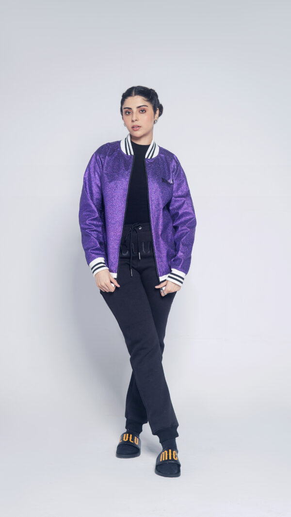 Shimnery Purple Fashion Jacket