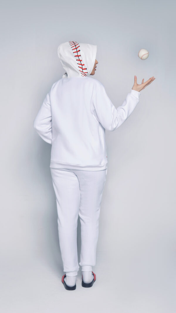 UniSex Printed baseball hoodie & Trouser cotton Fleece - Image 4