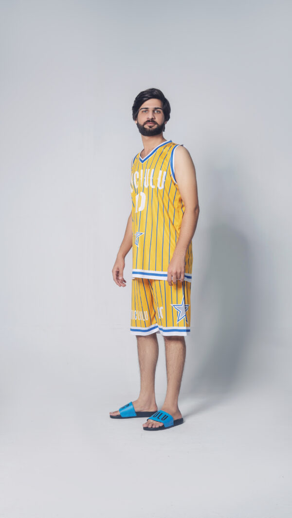 Elite Basketball Uniform Shorts & Sleeveless Shirt Set - Image 2