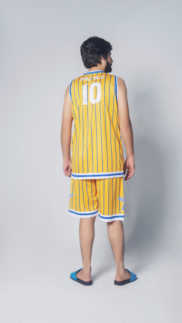 Elite Basketball Uniform Shorts & Sleeveless Shirt Set - Image 3